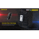 Nitecore NU07 LE 5-Color Rechargeable Signal Light for Helmet or Molle, Black, 6952506406456
