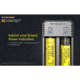 Nitecore UI2 Dual-Slot Intelligent USB Lithium-ion Battery Charger for 18650, 18350, 20700, 21700, Black, 6952506492923