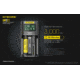 Nitecore UMS2 Intelligent USB Dual-Slot Superb Battery Charger, Black, 6952506492817