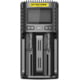 Nitecore Intelligent USB Superb Battery Charger, Dual-Slot, Black, 6952506492817