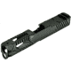 Norsso N19 Piranha TP Slide for Glock 19 Gen 3, RMR Cut, Black, N19-PIR-TP-3-RMR-BLK