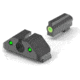 North Forest Arms Glock Slimline Tritium Dual Picture Sight, Chartreuse, 12003