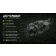 NVECTECH Defender 335L 3.3x35mm Thermal Rifle Scope, Dark Green/Black, Defender 335L