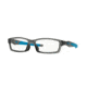 Oakley CROSSLINK ASIAN OX8029 Bifocal Prescription Eyeglasses 802910-56 - Grey Smoke/Sky Blue Frame