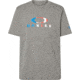 Oakley SI Splatter T-Shirts - Mens, Athletic Heather Grey, Large, FOA404138-24G-L