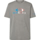 Oakley SI Splatter T-Shirts - Men's, Athletic Heather Grey, Large, FOA404138-24G-L