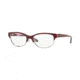 Oakley Throwback Bifocal Prescription Eyeglasses 110802-52 - Dark Red Frame