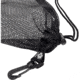 Odin's Innovations Mesh Drawstring Bag w/ Clip, Black, 1409990