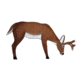 Oncore Targets Feeding Deer w/Antlers Self-Healing Archery Target, Brown, White D4-ANT