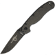Ontario Knife 8834 RAT II Linerlock D2 CF Folding Knife, 3in Black D2 Tool Steel Drop Point, Carbon Fiber Handle, 8834