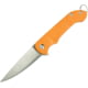 Ontario Knife OKC Navigator Folding Knife, 3in Closed, 2.13in Satin Stainless Blade, Orange Synthetic Handle, 8900