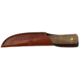 Ontario Knife Old Hickory Fish and Small Game Knife, 4in Blade, Hardwood Handle, Leather Sheath, Small, 7024