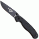 Ontario Knife RAT Model II Folding Knife, Black Handle OK8861