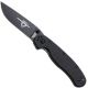 Ontario Knife RAT Model II Folding Knife, Black Handle OK8861