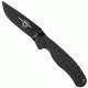 Ontario Knife RAT Model II Folding Knife, Spear Point, Black Handle OK8860
