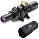 Burris Fullfield TAC30 Riflescope, 1-4x24mm30 mm Tube, Second Focal Plane, Ballistic CQ Reticle, Black, w/ Fastfire III, AR-PEPR Mount, TRYBE Optics Enhancer - Magnification Doubler, 200433-FF-KIT1