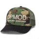 OPMOD Trucker Hat Embroidered Logo, Green Camo/Loden/Black, OPM-Gro/Lod/Bla Camden/Bck