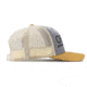 OPMOD Trucker Hat Embroidered Logo, Heather Grey/Birch/Biscuit, OPMBist-HeatGrey/Bir