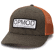 OPMOD Trucker Hat Embroidered Patch, Dark Loden/Jaffa Orange, OPMDarkOraDark Lod/Ja Or