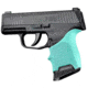 Hogue HandAll Beavertail Grip Sleeve, Sig Sauer P365, Aqua, 18704