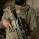 OpticsPlanet Exclusive Kinetic Development Group FN SCAR Folding Rifle Stock, Black, SCP5-MK2-201