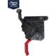 OpticsPlanet Exclusive Rise Armament OPMOD Reliant Hex-C Action Drop-in Rifle Trigger, Remington 700, Curved, 2-5lb, Black/Red, 850062094192