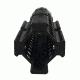 Osprey Global 12in Slim Handguard Ar15/M4/M16 With Steel Barrel Nut, Black SHG-OSP-12IN
