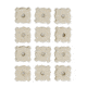 Otis Technology Star Chamber Cleaning Pads w/ Twist Top Container, 7.62MM, 100 Pack, White, FG-2717PD-100
