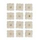 Otis Technology Star Chamber Cleaning Pads w/ Twist Top Container, 7.62MM, 100 Pack, White, FG-2717PD-100
