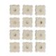 Otis Technology Star Chamber Cleaning Pads, 12 Pack, 5.56mm, White, FG-2715-PD B