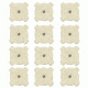 Otis Technology Star Chamber Cleaning Pads, 12 Pack, 7.62mm, White, FG-2717-PD B