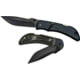 Outdoor Edge Cutlery Chasm Folding Knife, 3.3in, Medium, Plain Edge, Gray, Blister, CHY-33C