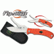 Outdoor Edge Cutlery Flip N' Blaze Knife, Orange, One size FZB-20