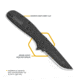 Outdoor Edge Cutlery Razor VX2 Spring Assist Folding Knife, 3in, Black Japanese 420J2 Stainless Blade, Black G10 Handle, VX230BC