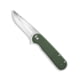 Outdoor Edge Cutlery Razor VX3 Folding Knife, 3in, Japanese 420J2 Stainless Blade, Green Micarta Handle, VX330BC