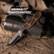 Outdoor Edge Cutlery RAZOR APX 2.5in Fixed Blade Knife, Titanium Coated Frame w/5 Blades, One Size, APX255C