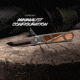 Outdoor Edge Cutlery RAZOR APX 3in Fixed Blade Knife, Titanium Coated Frame w/7 Blades, One Size, APXS306C