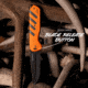 Outdoor Edge Cutlery RAZOR HTX 3.5in Fixed Blade Knife, Grey/Orange, One Size, HTX35B6C