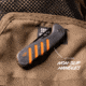 Outdoor Edge Cutlery RAZOR HTX 3.5in Folding Knife, Gray/Orange, One Size, HTX35Y6C