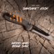 Outdoor Edge Cutlery RAZOR HTX 3.5in Folding Knife, Gray/Orange, One Size, HTX35Y6C