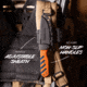 Outdoor Edge Cutlery RAZOR HTX 3in Fixed Blade Knife w/ Blade Pod, Gray/Orange, One Size, HTX30B6C