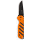 Outdoor Edge Cutlery RAZOR HTX 3in Fixed Blade Knife w/ Blade Pod, Gray/Orange, One Size, HTX30B6C