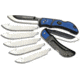Outdoor Edge Cutlery Razor Lite EDC Blue Folding Knife,3.375in,Drop Point, Black Handle OERLU40C