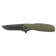 Outdoor Edge Cutlery Razor VX2 Assisted Opening Folding Knife, 3in, Japanese 420J2 Stainless Steel Black Oxide Blade, Green G10 Handle, VX230CC