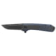 Outdoor Edge Cutlery RAZOR VX4 3in Folding Knife, Carbon Blue, G10, Black, Drop Point, One Size, VX430CC