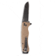 Outdoor Edge Cutlery RAZOR XD1 3in Heavy Duty Folding Knife, EDC, Tan/Black, Sheepfoot, One Size, XD130AC
