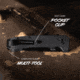 Outdoor Edge Cutlery RAZOR XD3 3in EDC Folding Knife, Charcoal, Sheepfoot, One Size, XDS330AC