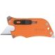 Outdoor Edge Cutlery Slidewinder Utility, Glass/Nylon Handle, Stainless Steel 0.75in Blade Knife, Orange/Silver, SWB-10C