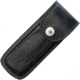 Pakistan Leather Sheath, Fits Most 5in Folding Knife, Snap Closure, Black, SHE-2033225