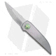 Paragon Phoenix Gravity Folding Knife, 3.90in, CPM S35VN Stainless Steel, Spear Point Blade, Titanium Green Handle, Gray/Green, 9.45in, BHQ-180564